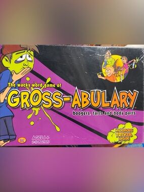 GROSS-ABULARY Game Wacky
Word of Boogers Farts Body
Parts - New
